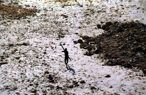 Sentinelese people seen from above
